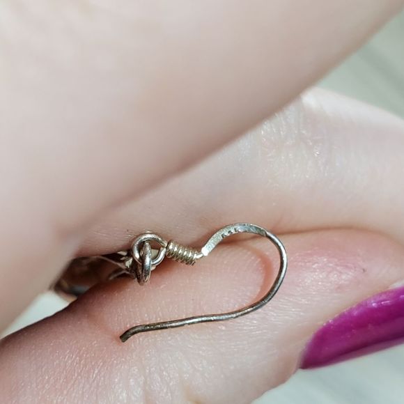 Sterling Silver stamped 925 earrings and pendant‎ - Picture 4 of 7